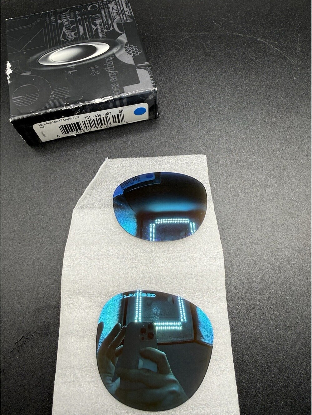 Oakley Latch Sapphire Iridium Polarized Replacement Lenses